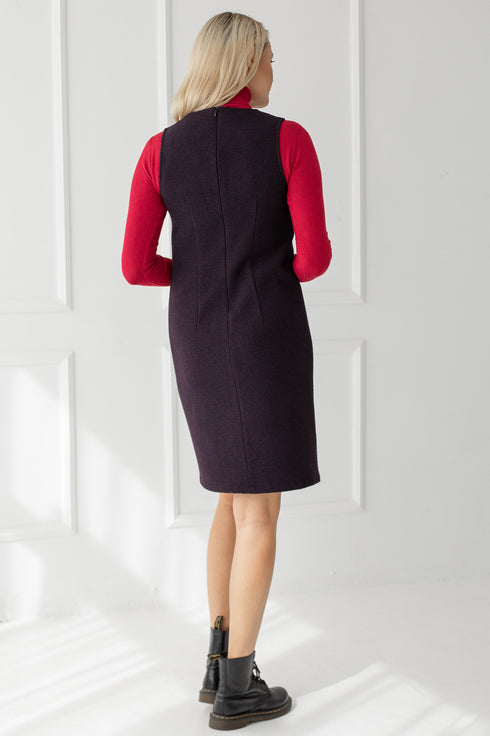 Image 7 of Womens warm wool dress Lily from Baltic Linen