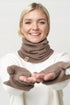 Image 1 of Soft merino wool neck gaiter from Baltic Linen