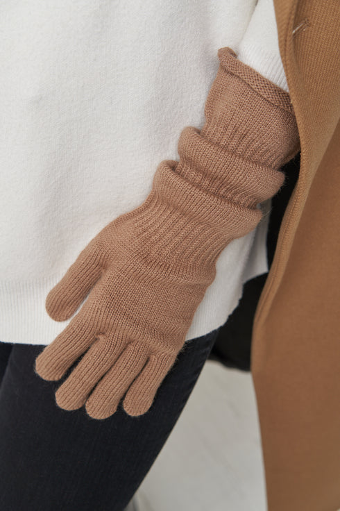 Image 11 of Comfortable handmade knitted sheep-wool mittens from Baltic Linen