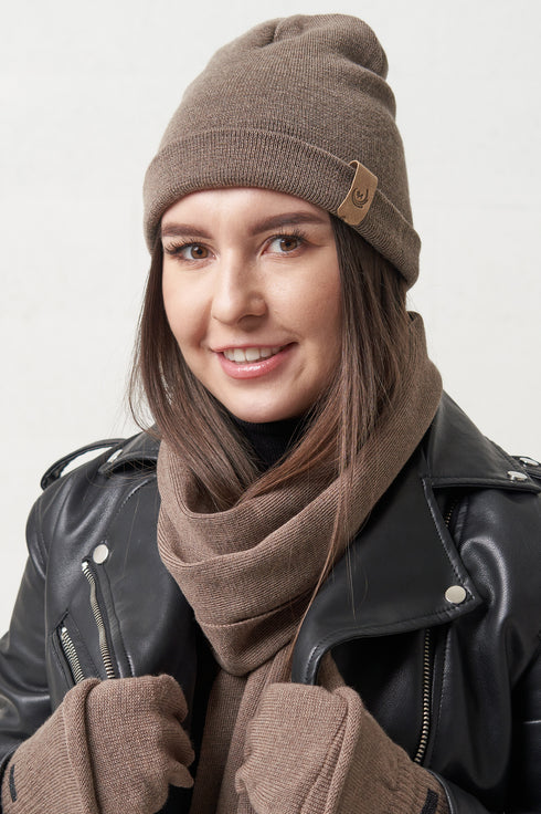 Image 1 of Soft and warm merino wool hat from Baltic Linen