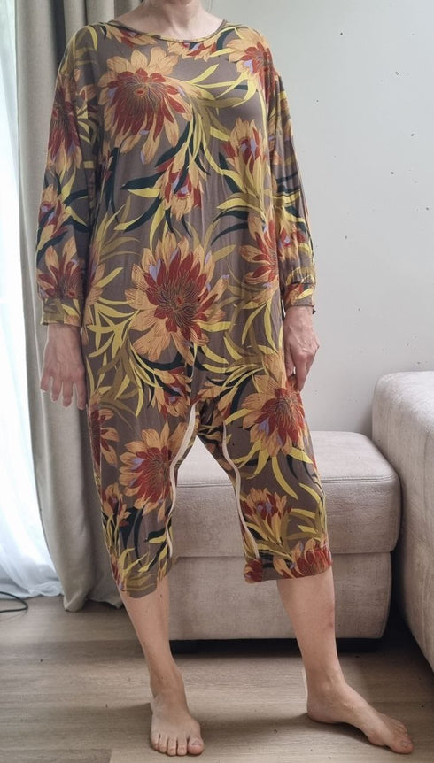 Pajama design is created to ensure the pajama can be easily put on and taken off without any hassle.