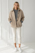 Image 4 of Handmade wool coat with pockets Edita from Baltic Linen