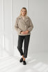 Image 12 of Short winter wool coat with flap pockets Elizabeth from Baltic Linen