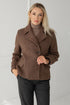 Image 6 of Short winter wool coat with flap pockets Elizabeth from Baltic Linen