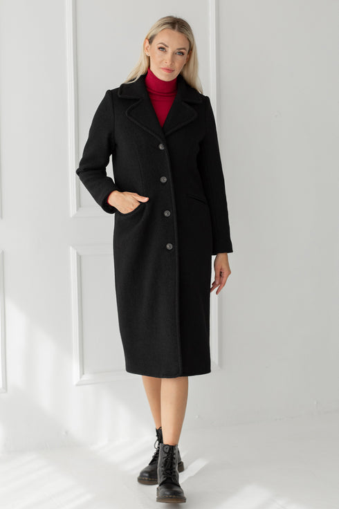 Image 1 of Long winter coat Ella from Baltic Linen