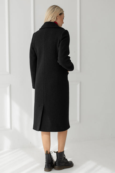 Image 8 of Long winter coat Ella from Baltic Linen