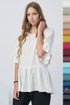 Image 13 of Casual linen blouse 3/4 length sleeves & high-quality design Grete from Baltic Linen