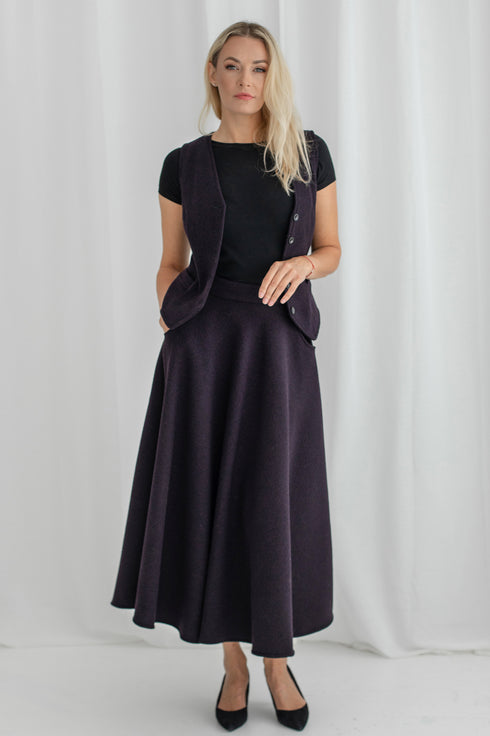 Image 6 of Warm wool vest with pockets Lauren from Baltic Linen