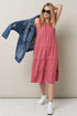 Image 12 of Loose linen dress features high-quality linen material Mari from Baltic Linen