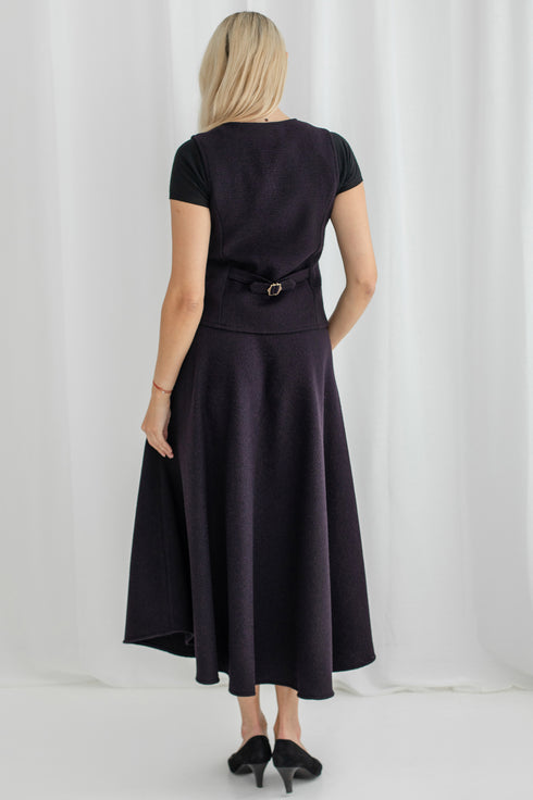 Image 8 of Winter wool skirt with pockets Nancy from Baltic Linen