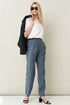 Image 1 of Smart linen pants not-see-thru with side pockets Pix from Baltic Linen
