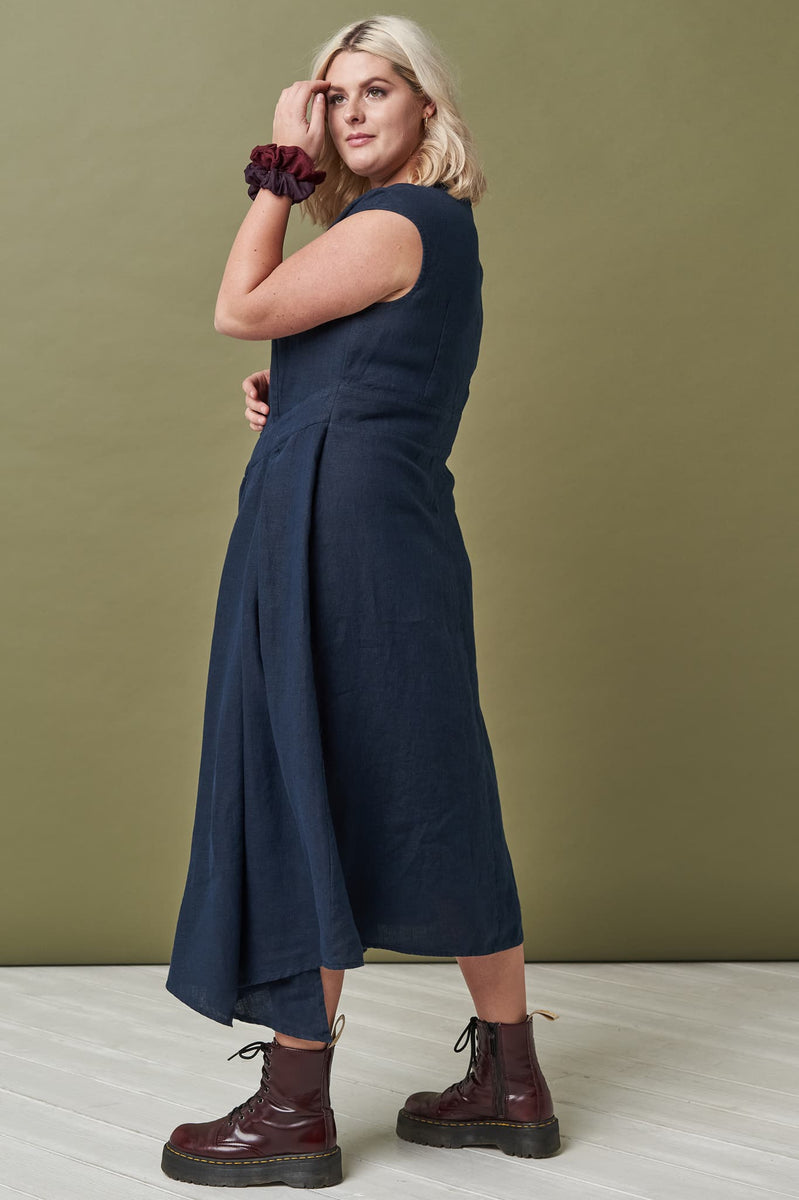 Japanese linen dress Salem BalticLinen Japanese linen dress Salem BalticLinen