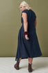 Image 4 of Japanese linen dress organic and simple samurai design Salem from Baltic Linen