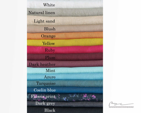 Wrap linen dress Mika