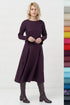 Image 27 of Evening linen dress with ripple sleeves and long fit Ina from Baltic Linen