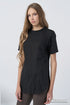Image 1 of Linen blouse decorated with folded collar and short sleeves Gerda from Baltic Linen