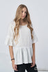 Image 8 of Casual linen blouse 3/4 length sleeves & high-quality design Grete from Baltic Linen