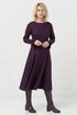 Image 1 of Evening linen dress with ripple sleeves and long fit Ina from Baltic Linen