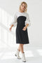 Image 1 of Summer linen dress features long sleeves and side pockets Malvina from Baltic Linen