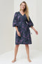 Wrap linen dress Mika