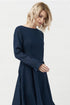 Image 26 of Evening linen dress with ripple sleeves and long fit Ina from Baltic Linen