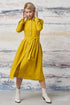 Image 4 of Linen autumn dress in most gorgeous colors & comfortable style Mona from Baltic Linen