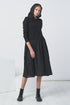 Image 3 of Jersey linen dress. Made from jersey linen fabric, hood & skirt Jona from Baltic Linen