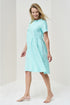 Image 6 of Summer linen dress with printed detail on the front Marlene from Baltic Linen