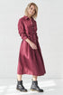 Image 6 of Vintage linen dress with a linen belt and long sleeves Mona from Baltic Linen