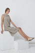 Image 12 of Linen sleeveless dress with deep side pockets - summer dress Jane from Baltic Linen