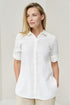 Image 4 of Soft linen shirt comes with side slits and adjustable sleeves Kelly from Baltic Linen