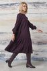 Summer linen dress comes with long sleeves and flowy design Marisa from Baltic Linen