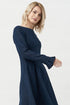 Image 20 of Evening linen dress with ripple sleeves and long fit Ina from Baltic Linen