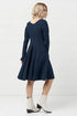 Image 11 of linen dress with long ripple sleeves ideal for any season Justina from Baltic Linen