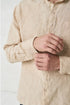 Image 5 of Linen casual shirt comes with long sleeves and a chest pocket Tomas from Baltic Linen