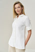 Image 6 of Classic linen shirt with adjustable sleeves and simple collar Kelly from Baltic Linen
