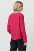 Image 21 of Womens linen blouse with a rounded neckline and long sleeves Karen from Baltic Linen