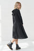 Image 6 of Soft linen dress made with a hood and side pockets Jona from Baltic Linen