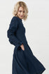 Image 21 of Evening linen dress with ripple sleeves and long fit Ina from Baltic Linen