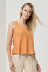 Image 2 of Sleeveless linen blouse with a rounded neckline & a relaxed fit Kim from Baltic Linen