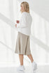 Image 6 of Linen skirt-shorts with side pockets oversized relaxed fit Parker from Baltic Linen