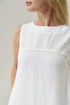 Image 4 of Linen sleeveless dress with deep side pockets - summer dress Jane from Baltic Linen