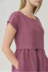Image 6 of Soft linen dress features short sleeves and side pockets Molly from Baltic Linen