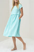 Image 11 of Soft linen dress features short sleeves and side pockets Molly from Baltic Linen