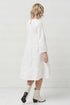 Summer linen dress comes with long sleeves and flowy design Marisa from Baltic Linen