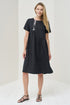 Image 7 of Summer linen dress with printed detail on the front Marlene from Baltic Linen