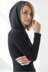 Image 5 of Soft linen dress made with a hood and side pockets Jona from Baltic Linen