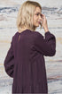 Summer linen dress comes with long sleeves and flowy design Marisa from Baltic Linen