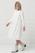 Summer linen dress comes with long sleeves and flowy design Marisa from Baltic Linen