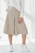 Image 8 of Linen skirt-shorts with side pockets oversized relaxed fit Parker from Baltic Linen